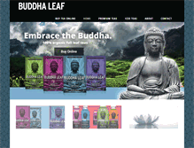 Tablet Screenshot of buddhaleaftea.com